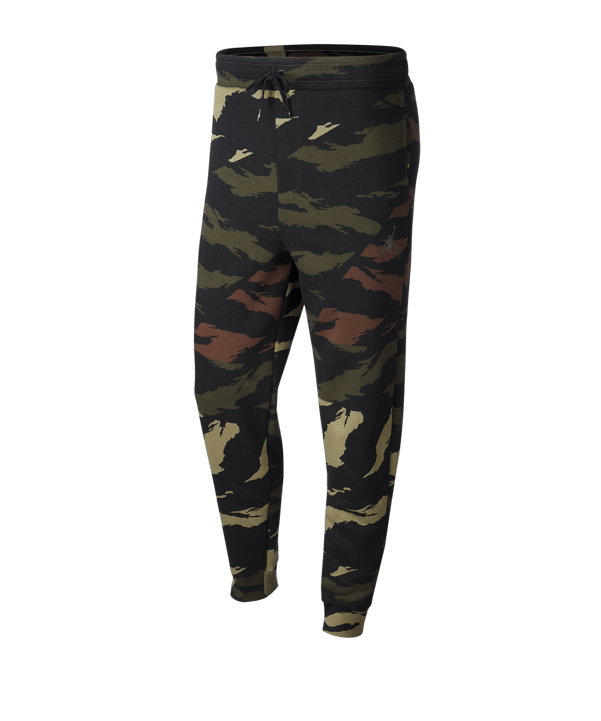 Jordan Jumpman Fleece Camo Pants Hose lang F222 - braun