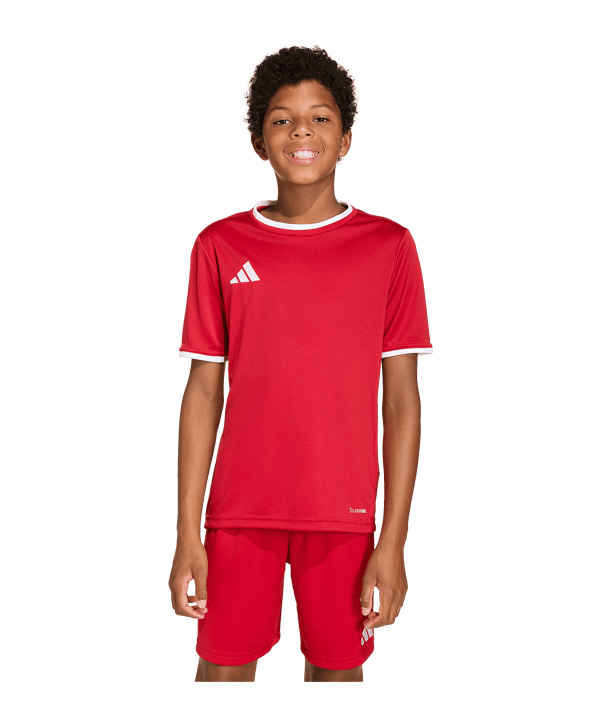 adidas Entrada 26 Trikot Kids Rot - rot