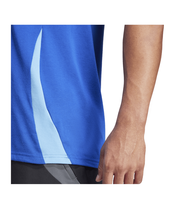 adidas Tiro 24 Competition Poloshirt Blau - blau
