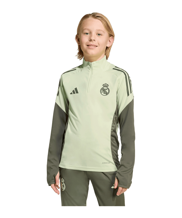 adidas Real Madrid Tiro25 Competition Training Sweatshirt 2025/2026 Kids Grün - gruen
