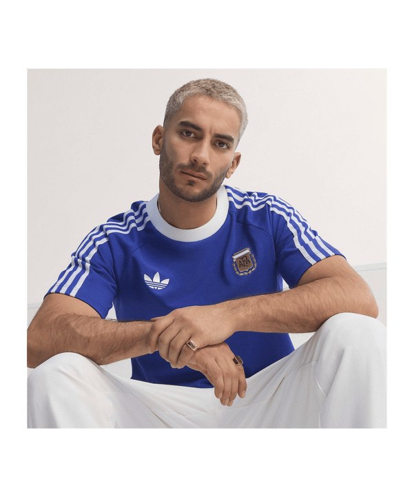adidas AFA Argentinien Originals T-Shirt Blau - blau
