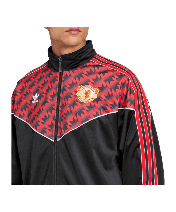 adidas Manchester United 1991 Trainingsjacke Schwarz - schwarz