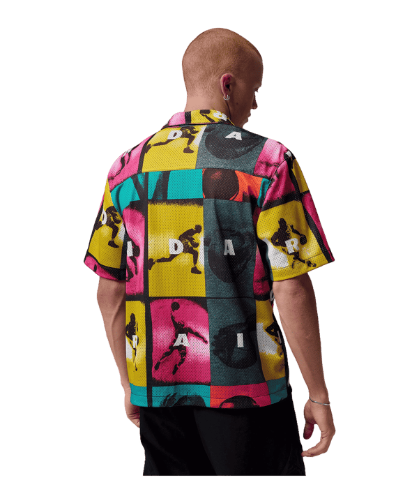 Jordan Brooklyn All-Over Print Hemd Mehrfarbig