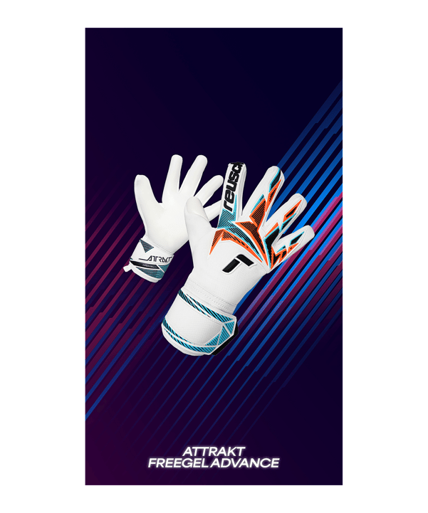 Reusch Attrakt Freegel Advance Torwarthandschuhe Weiß - weiss