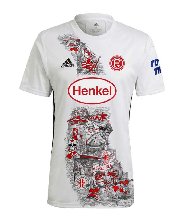 adidas Fortuna Düsseldorf Sondertrikot F95 x Jacques Tilly 2021/2022 Weiss - weiss