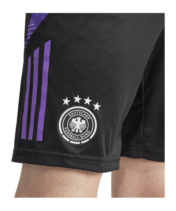 adidas DFB Deutschland Trainingsshort EM 2024 Schwarz - schwarz