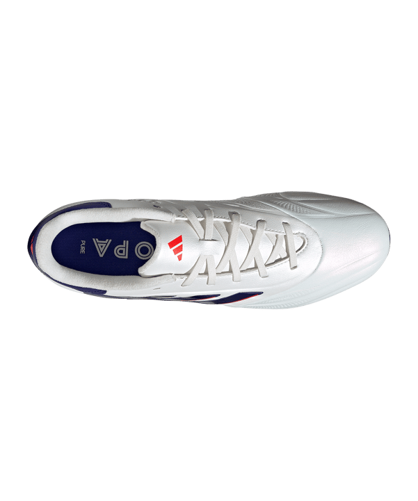 adidas COPA Pure 2 League FG Advancement Weiss Blau - weiss