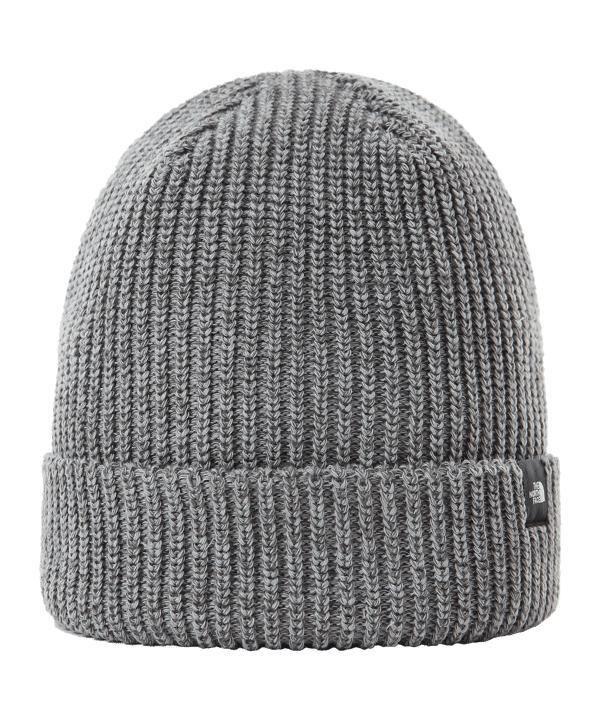 The North Face Fisherman Beanie Mütze Grau FDYY - grau