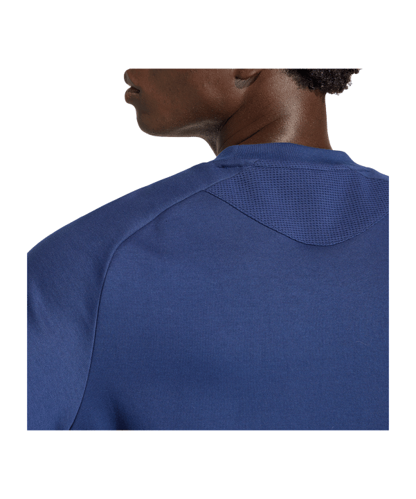 adidas Tiro Travel Sweatshirt Dunkelblau - schwarz