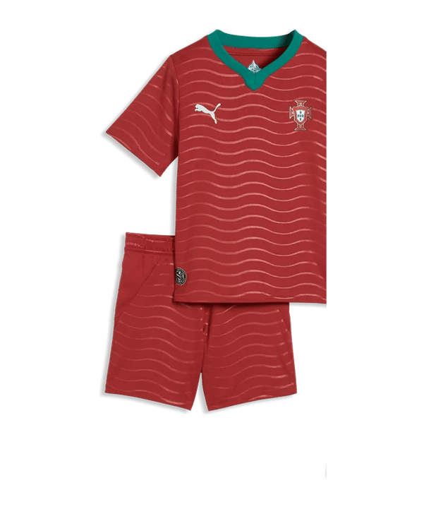 PUMA Portugal Minikit Trikot Set Home WM 2026 Kids Rot F01 - rot