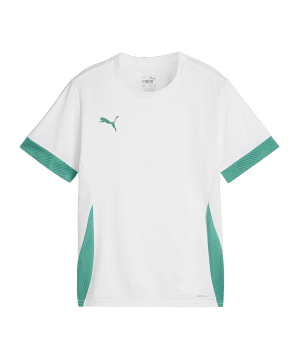 PUMA teamGOAL Matchday Trikot Kids Weiss Grün F15 - weiss