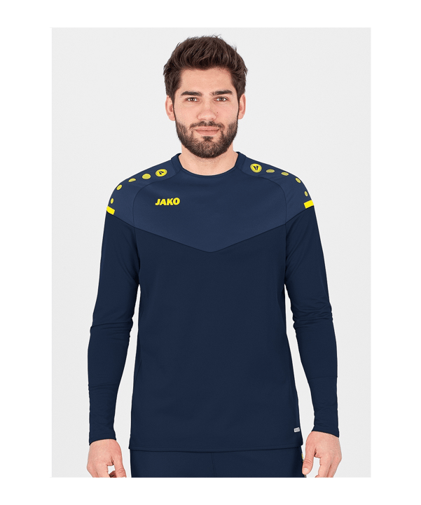 JAKO Champ 2.0 Sweatshirt Bleu C093 - bleu