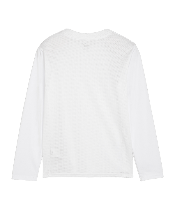 PUMA teamGOAL Trikot Langarm Kids Weiss Schwarz F04 - weiss
