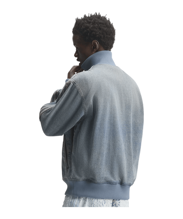 adidas Originals Firebird Adicolor Denim Track Jacke Blau