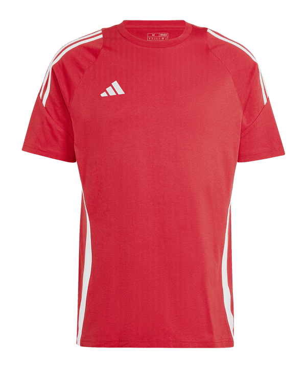 adidas Tiro 24 T-Shirt Rot Weiss - rot