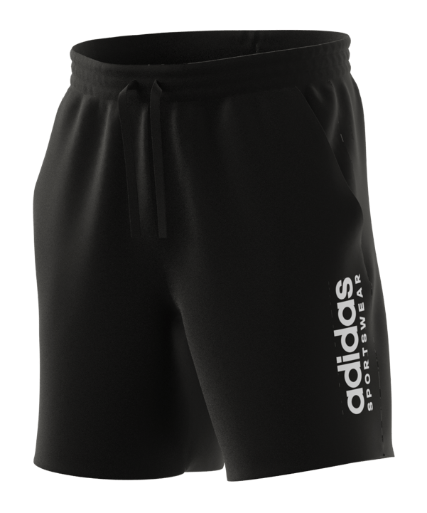 adidas All SZN Fleece Graphic Shorts Black - schwarz