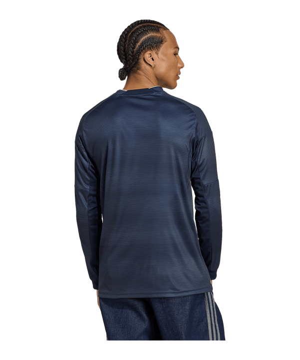 adidas Real Madrid Longsleeve Trikot Away 2025/2026 Blau - blau