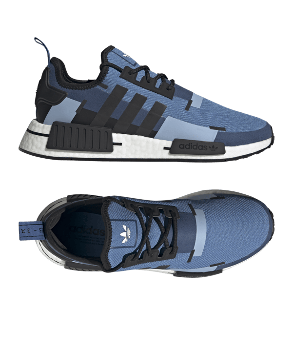 adidas Originals NMD_R1 Blau Schwarz - blau