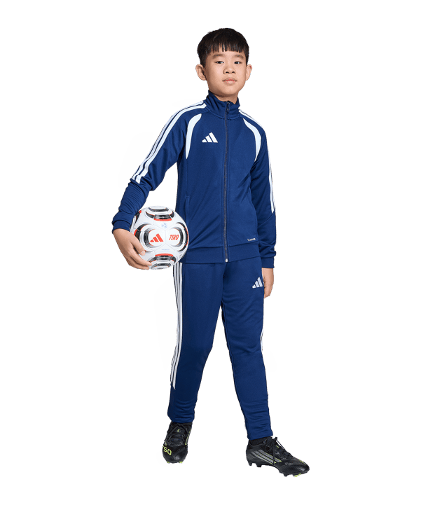 adidas Tiro 26 League Trainingsjacke Kids Dunkelblau - weiss