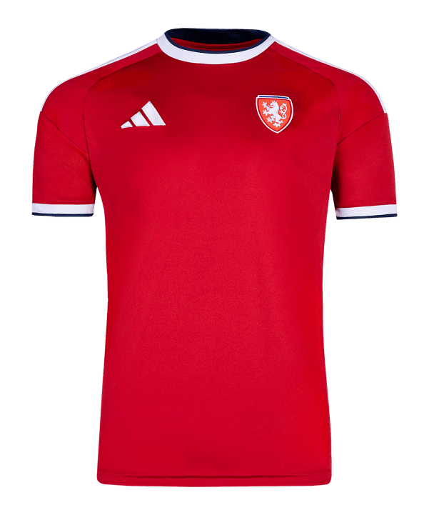 adidas FACR République tchèque Maillot Home 2026 Rouge - rouge