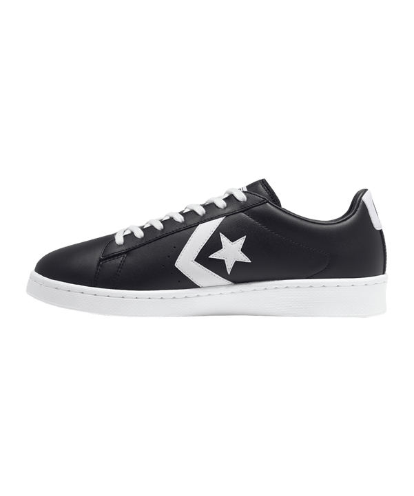 Converse Pro Leather OX Sneaker Schwarz Weiss - schwarz