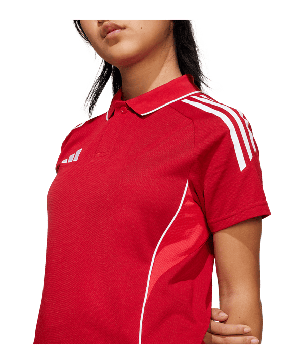 adidas Tiro 25 Competition Polo Kids Rot - rot