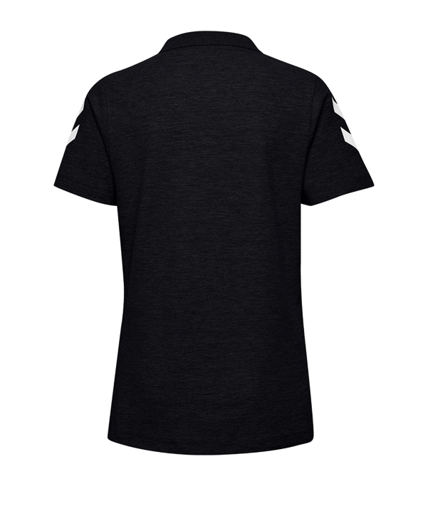 Hummel Cotton Poloshirt Damen Schwarz F2001 - schwarz