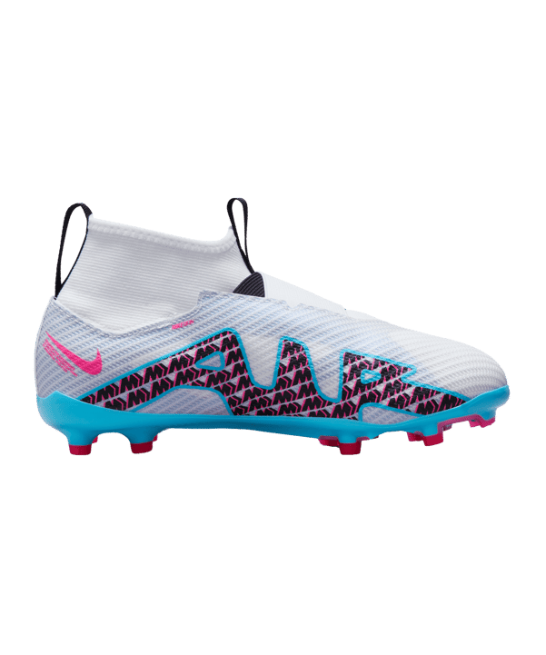 Nike Air Zoom Mercurial Superfly IX Pro FG Blast Weiss Blau Pink F146 - weiss