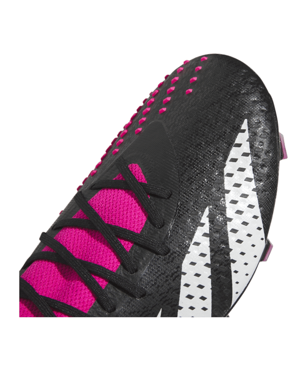 adidas Predator Accuracy.1 FG Own Your Football Schwarz Weiss Pink - schwarz