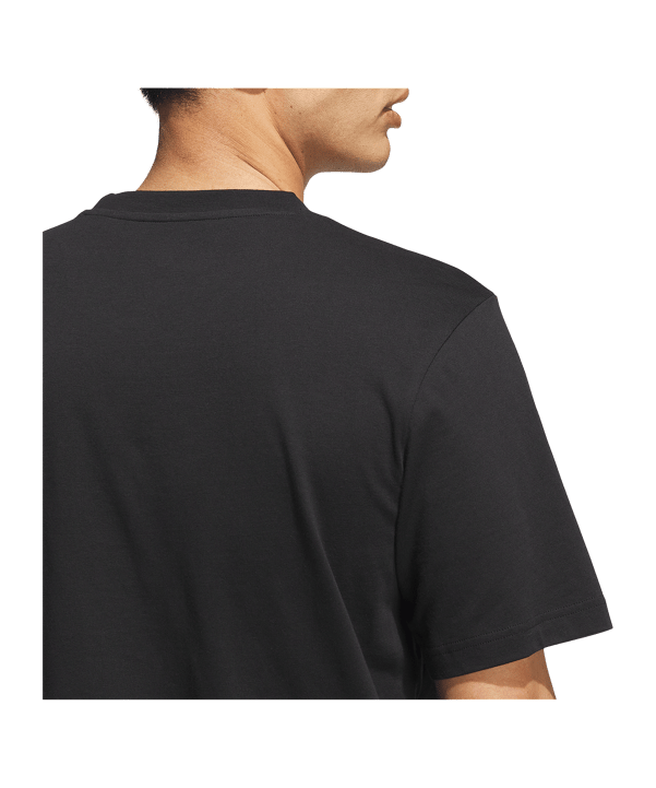 adidas Basketball Graphic T-Shirt Schwarz - schwarz