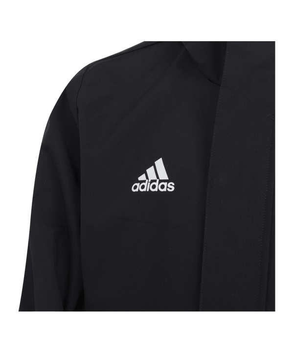 adidas Entrada 22 Allwetterjacke Kids Schwarz - schwarz