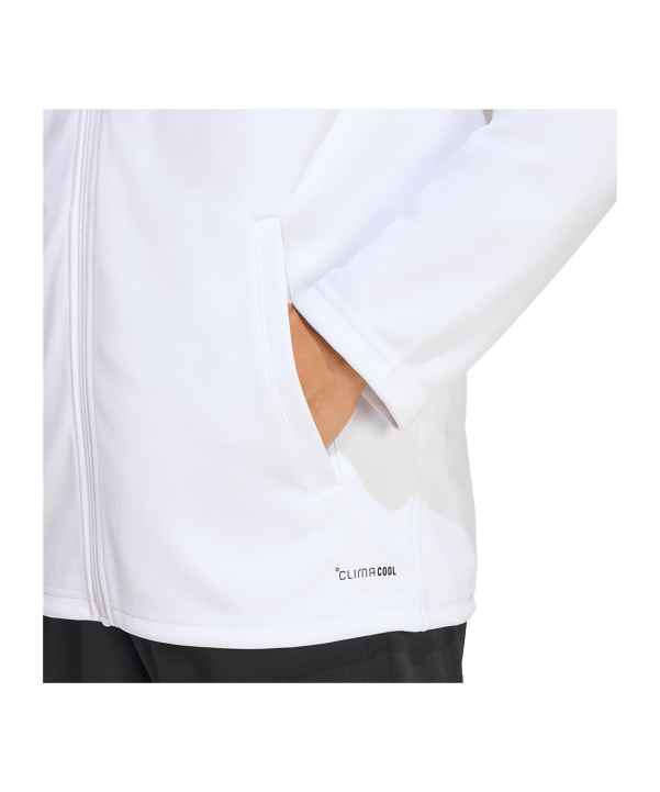 adidas Entrada 26 Trainingsjacke Weiß - weiss