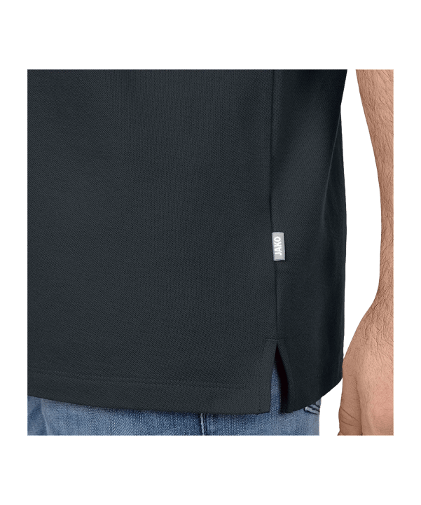 JAKO Organic Polo Shirt Grau F830 - grau