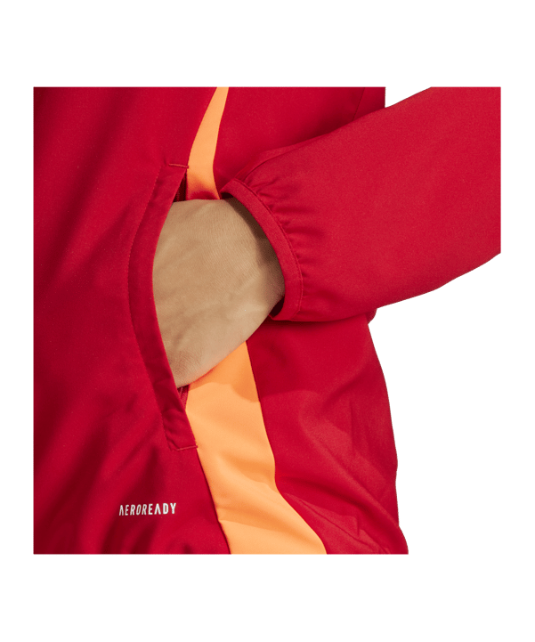 adidas Tiro 24 Competition Präsentationsjacke Damen Rot - rot