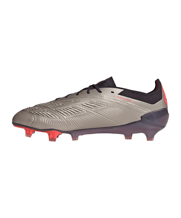 adidas Predator Elite FG Vivid Horizon Grau Pink - grau