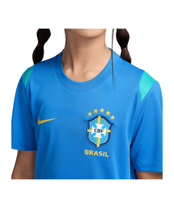 Nike CBF Brésil Formation Enfants Bleu C435 - bleu