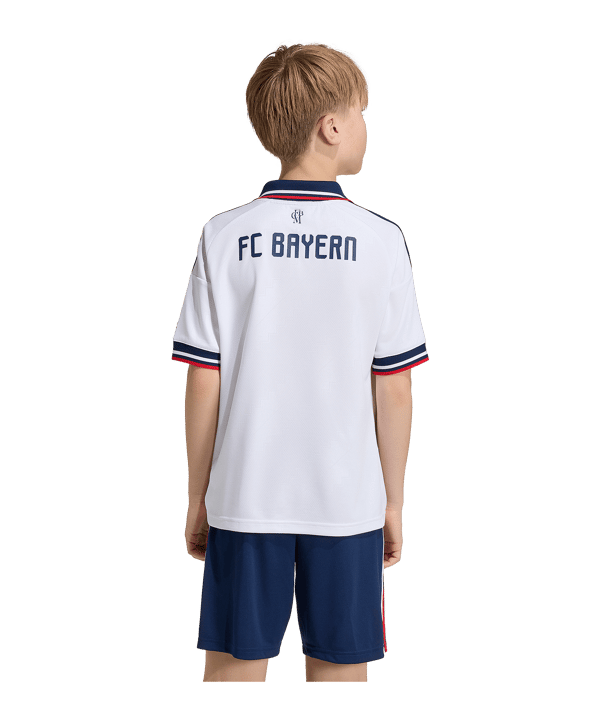 adidas FC Bayern München Trikot Away 2026/2027 Kids Weiß