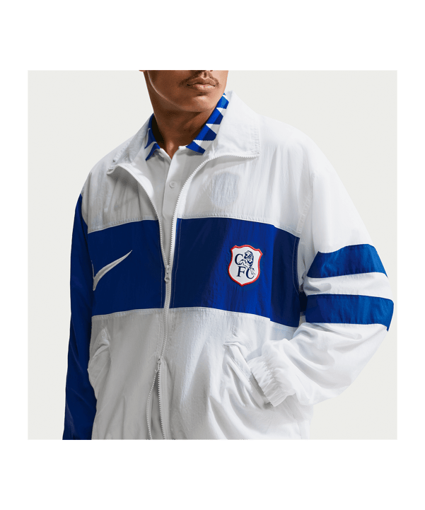 Nike FC Chelsea London Repel I96 Track Jacke Weiß F100 - weiss