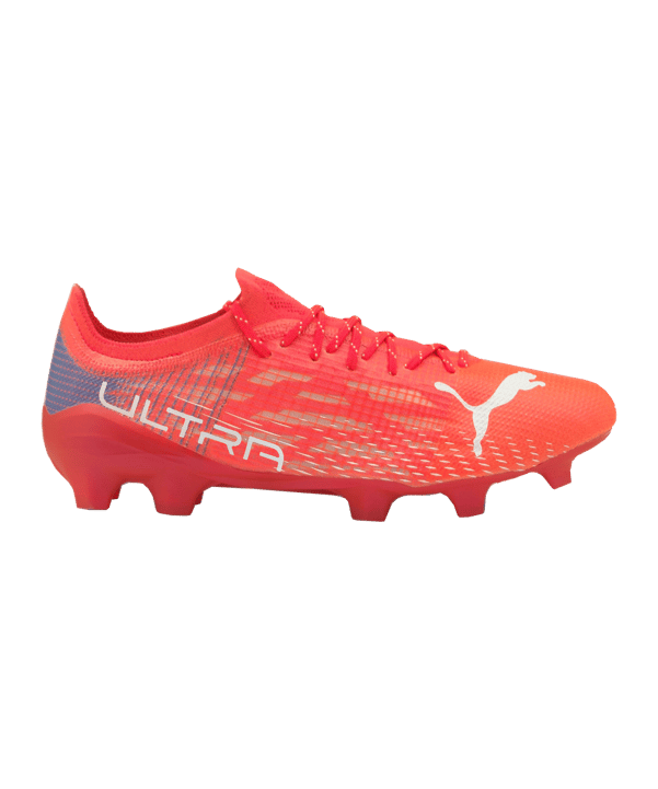 PUMA ULTRA 1.3 Faster Football FG/AG Rot Türkis Weiss F02 - rot