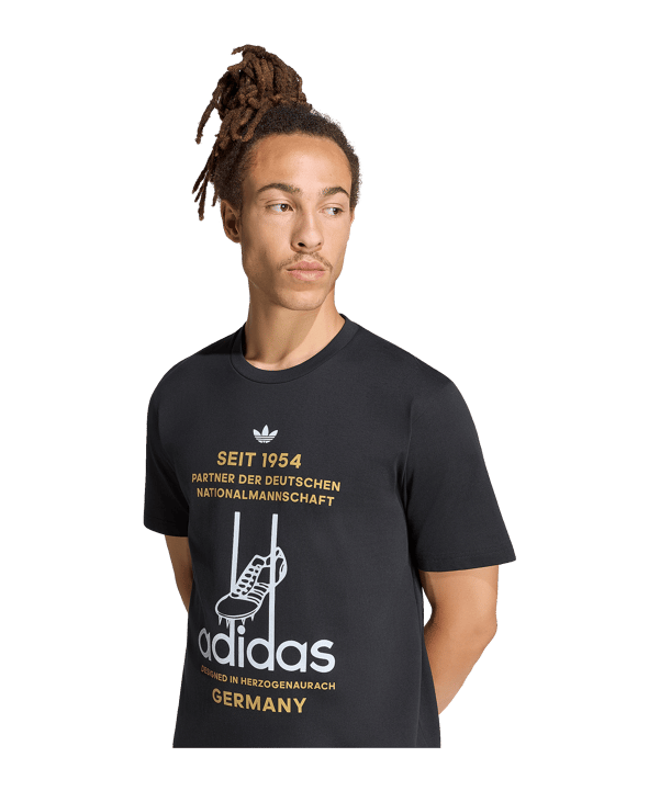 adidas DFB Germania Graphic T-shirt 2026 Nero - nero