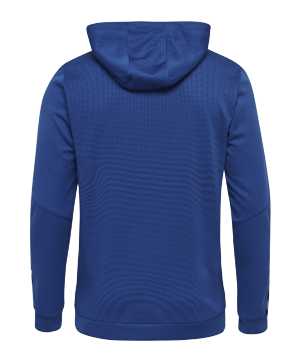 Hummel Authentic Poly Kapuzenjacke Kids F7045 - blau