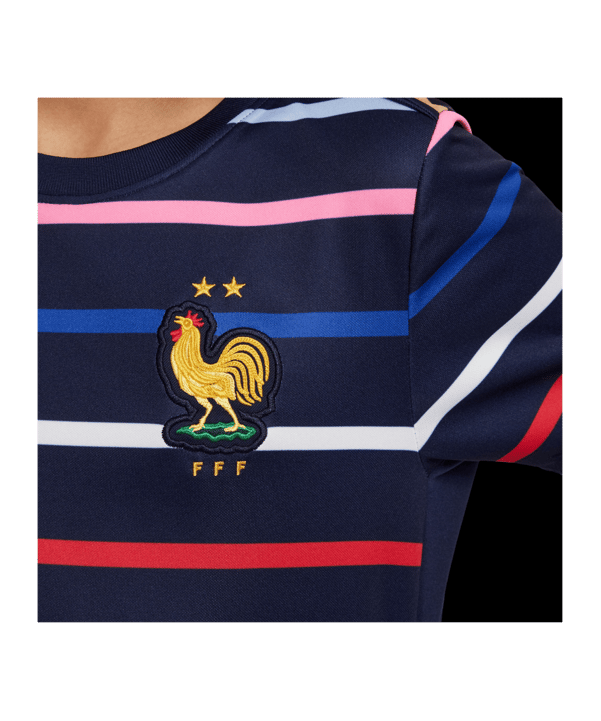 Nike Frankreich Prematch Shirt EM 2024 Kids Blau F499 - blau