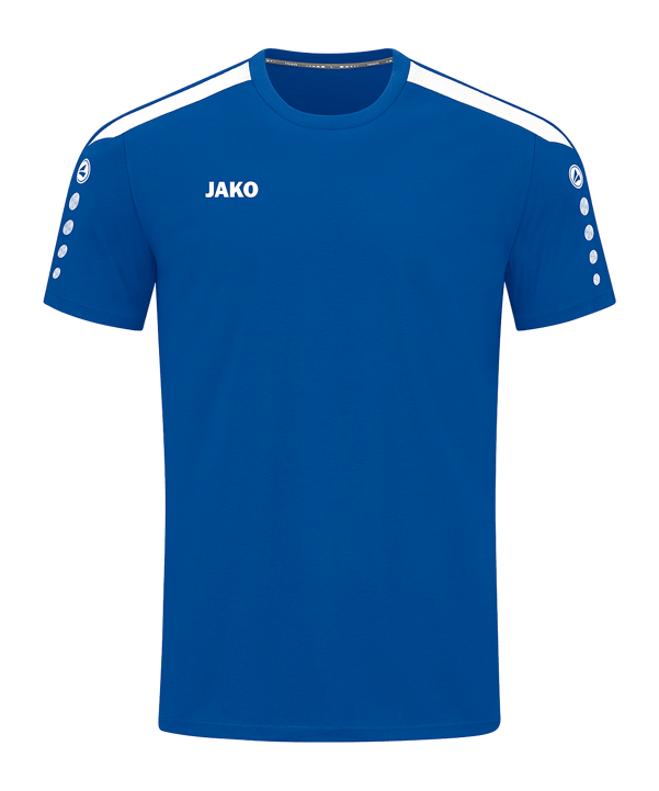 JAKO Power T-Shirt Blau Weiss F400
