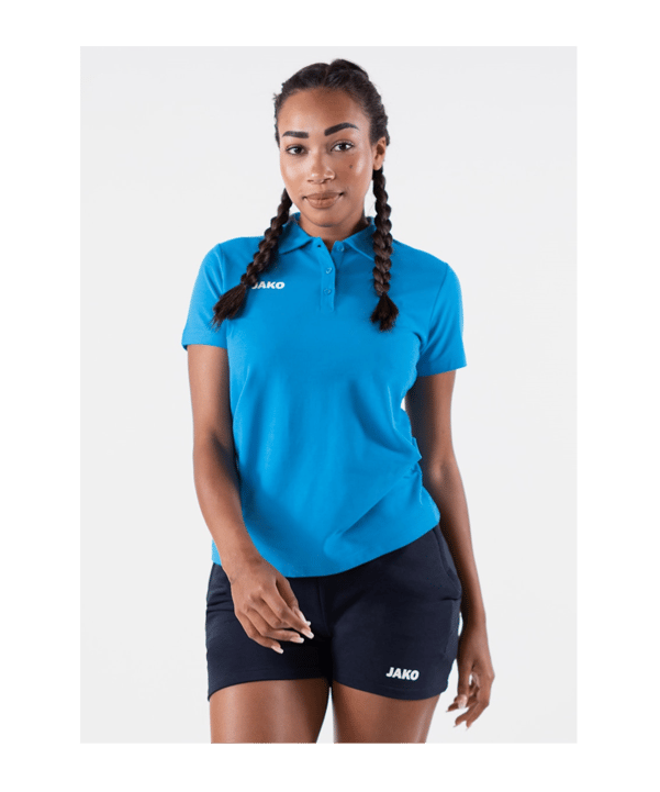 JAKO Base Poloshirt Damen Blau F89 - blau