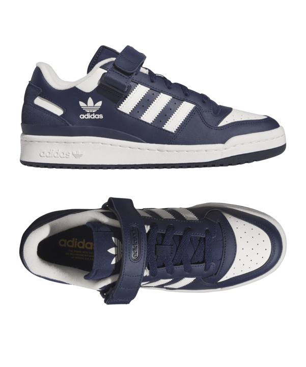 adidas Originals Forum Low Blau Beige - blau