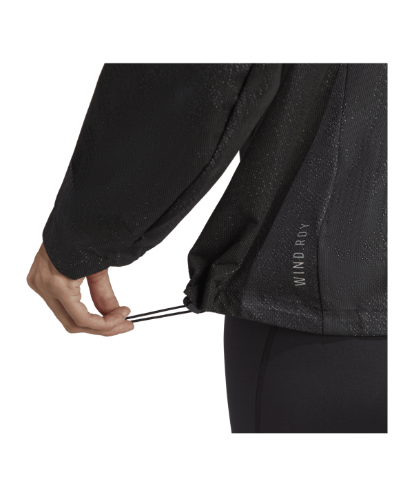 adidas Adizero Trainingsjacke Damen Schwarz - schwarz