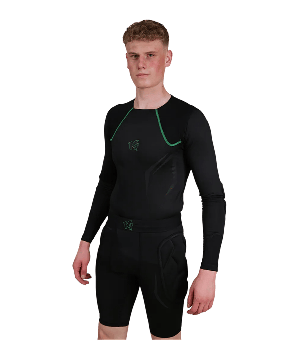 KEEPERsport BasicPadded Underwear Shorts Schwarz - schwarz