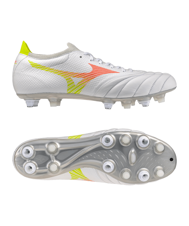 Mizuno Morelia Neo V B Pro Mix SG Prism Bianco C54 - bianco