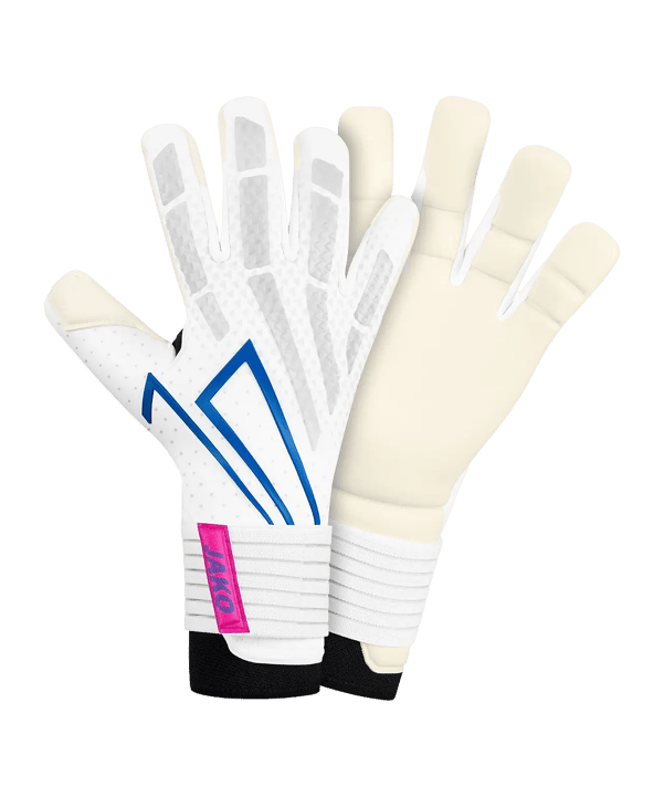 JAKO RS89 Elite Hybrid Cut Gants de gardien de but Blanc C667 - blanc