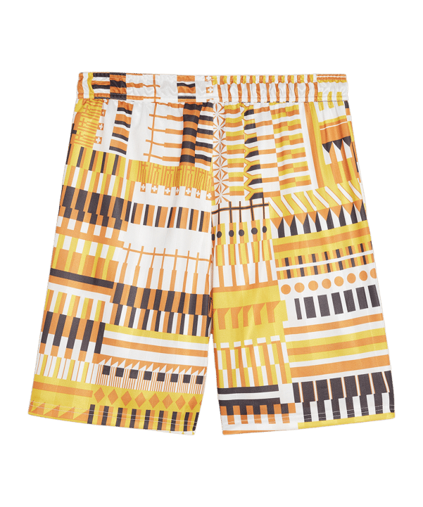 PUMA FanwearCapsule Short Schwarz Orange F17 - schwarz